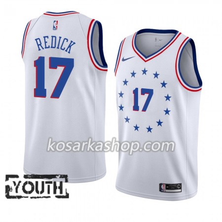 Dres Philadelphia 76ers J.J. Redick 17 Nike 2018-19 Bijela Swingman - Dječji